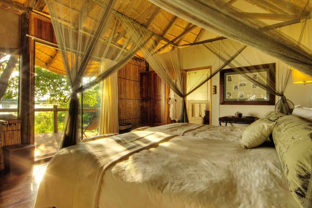 Explore and Travel Africa- Xugana Island Lodge Authentic Botswana Safari