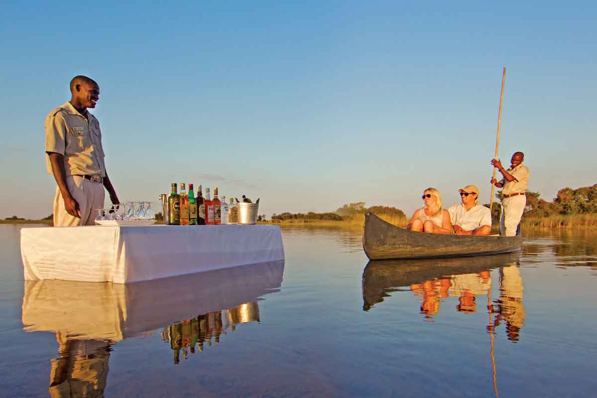 Explore and Travel Africa- Xugana Island Lodge Authentic Botswana Safari