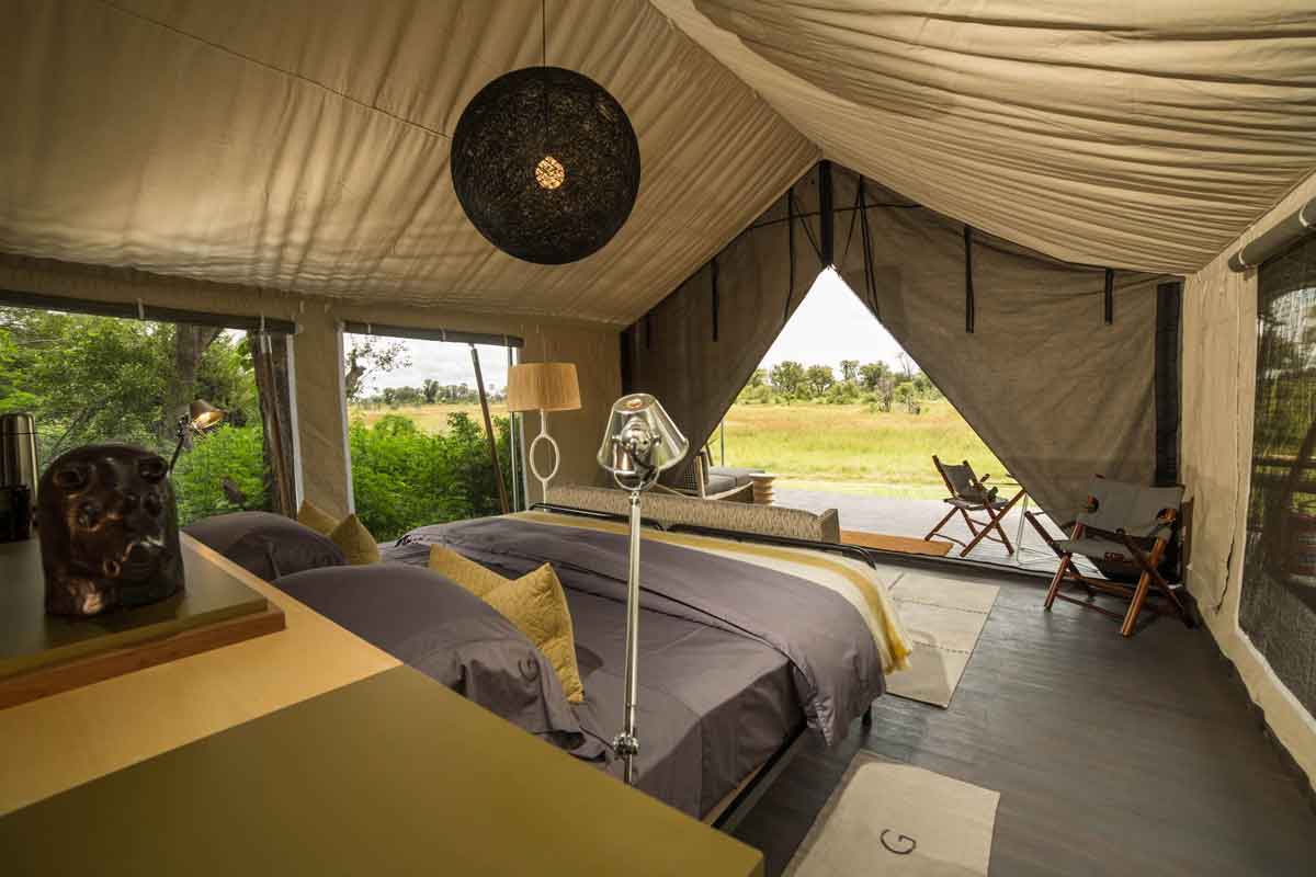 Machaba Safaris Highlights of Botswana Gomoti Plains Camp