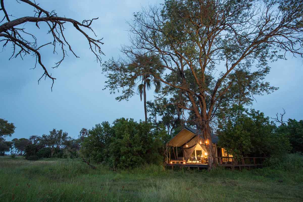 Machaba Safaris Highlights of Botswana Gomoti Plains Camp