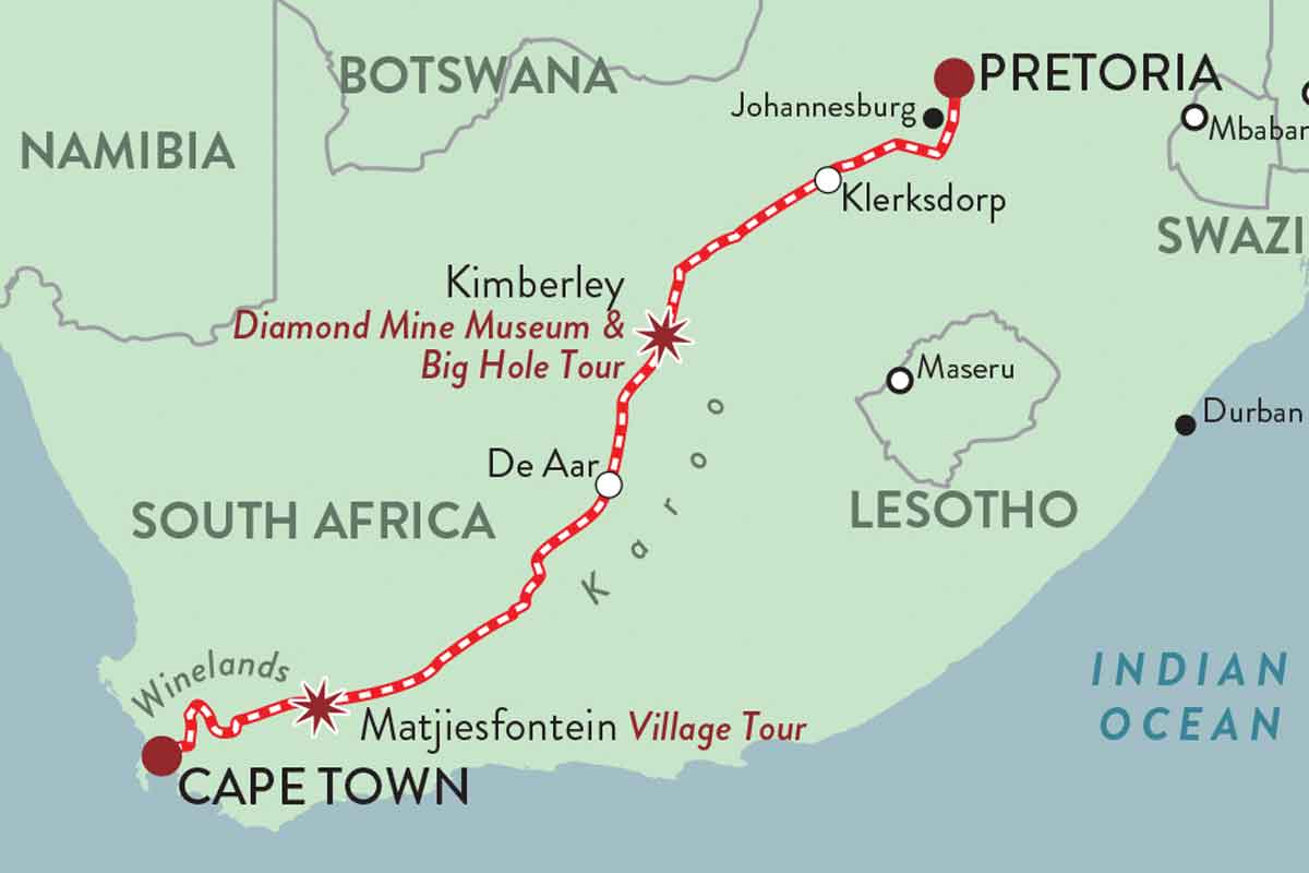 Rovos Rail Cape Town to Pretoria